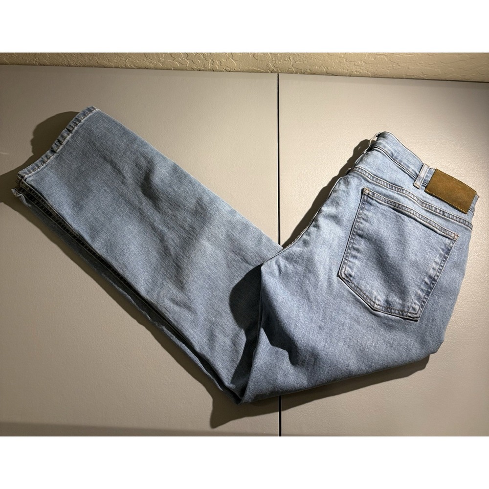 Tacovas Men's Jeans 32x30 (32x28) Light Wash Straight Leg Standard Stretch Denim